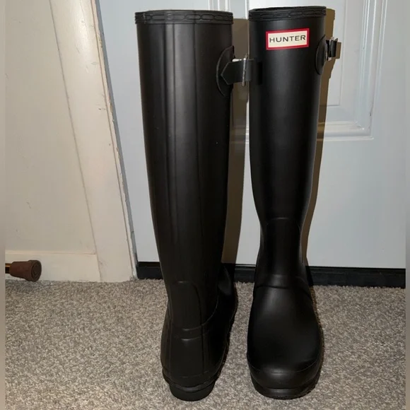 Hunter Women’s Tour Foldable Tall Rain Boots - Picture 3 of 6
